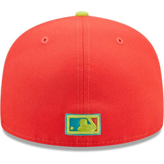 New York Yankees   Lava Highlighter Combo 59FIFTY Fitted Hat Red/Neon Green | New Era