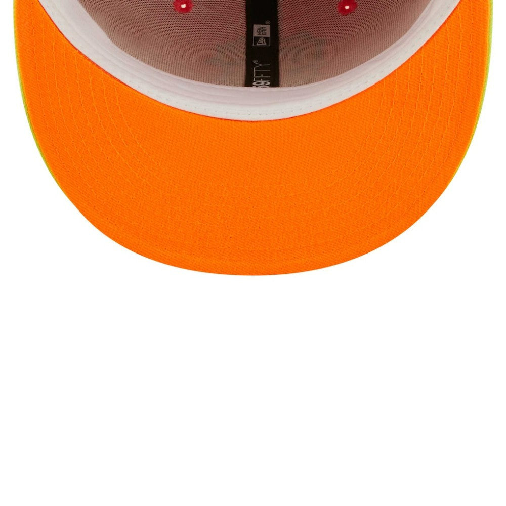 San Francisco Giants   Lava Highlighter Combo 59FIFTY Fitted Hat Red/Neon Green | New Era