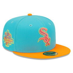 Chicago White Sox Vice Highlighter 59FIFTY Fitted Hat Blue/Orange | New Era