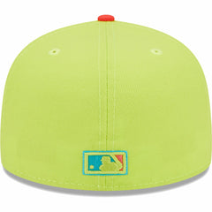 Los Angeles Dodgers Cyber Highlighter 59FIFTY Fitted Hat Green/Red | New Era