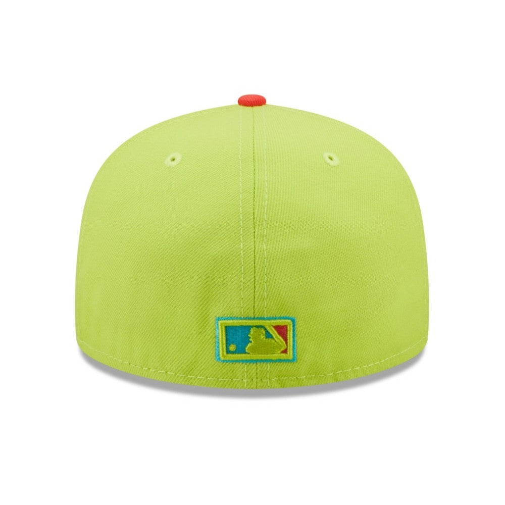 New York Yankees Cyber Highlighter 59FIFTY Fitted Hat Green/Red | New Era