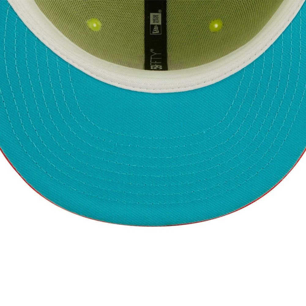 New York Yankees Cyber Highlighter 59FIFTY Fitted Hat Green/Red | New Era