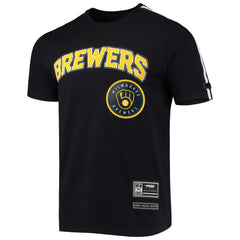 Milwaukee Brewers Pro Standard Taping T-Shirt Navy/