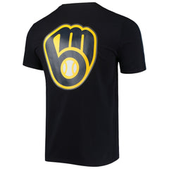 Milwaukee Brewers Pro Standard Taping T-Shirt Navy/