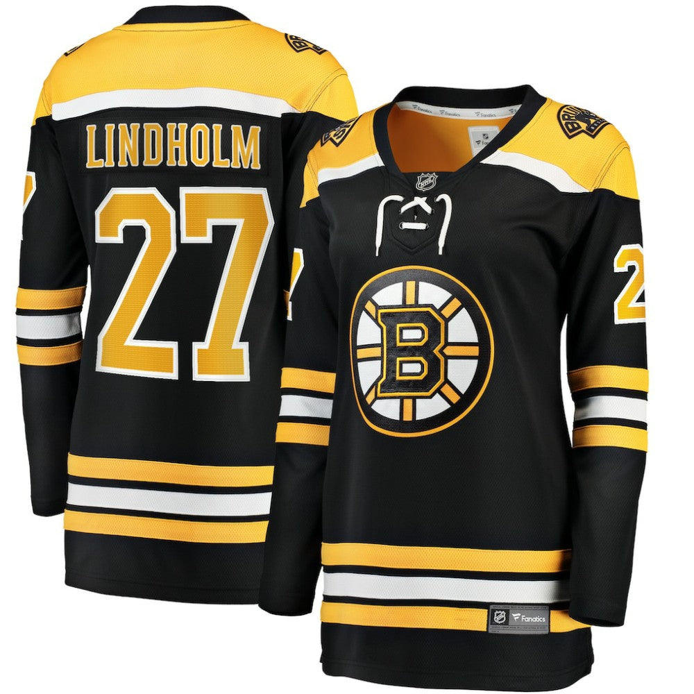 Hampus Lindholm Boston Bruins Women's Fanatics Home Breakaway Player Jersey Black