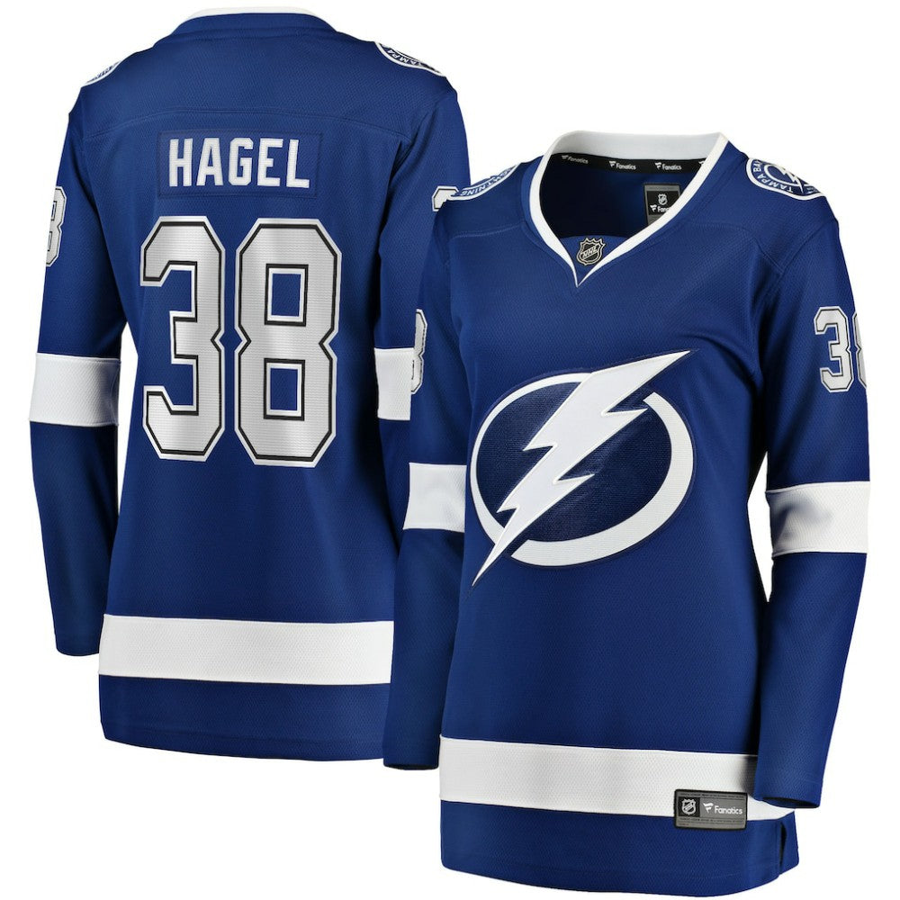 Brandon Hagel Tampa Bay Lightning Fanatics Women's Home Breakaway Player Jersey Blue