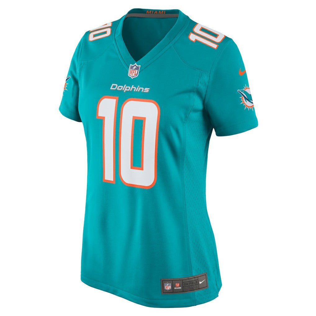 Tyreek Hill Miami Dolphins Women's Player Jersey - Aqua