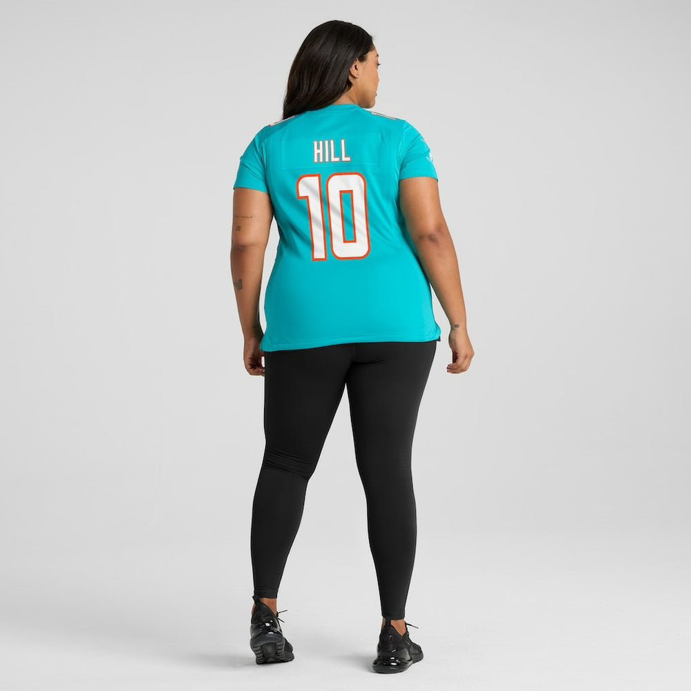 Tyreek Hill Miami Dolphins Women's Player Jersey - Aqua