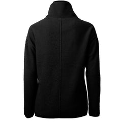 San Francisco Giants Cutter & Buck Women's Cascade Eco Sherpa Fleece Quarter-Zip Pullover Jacket Black