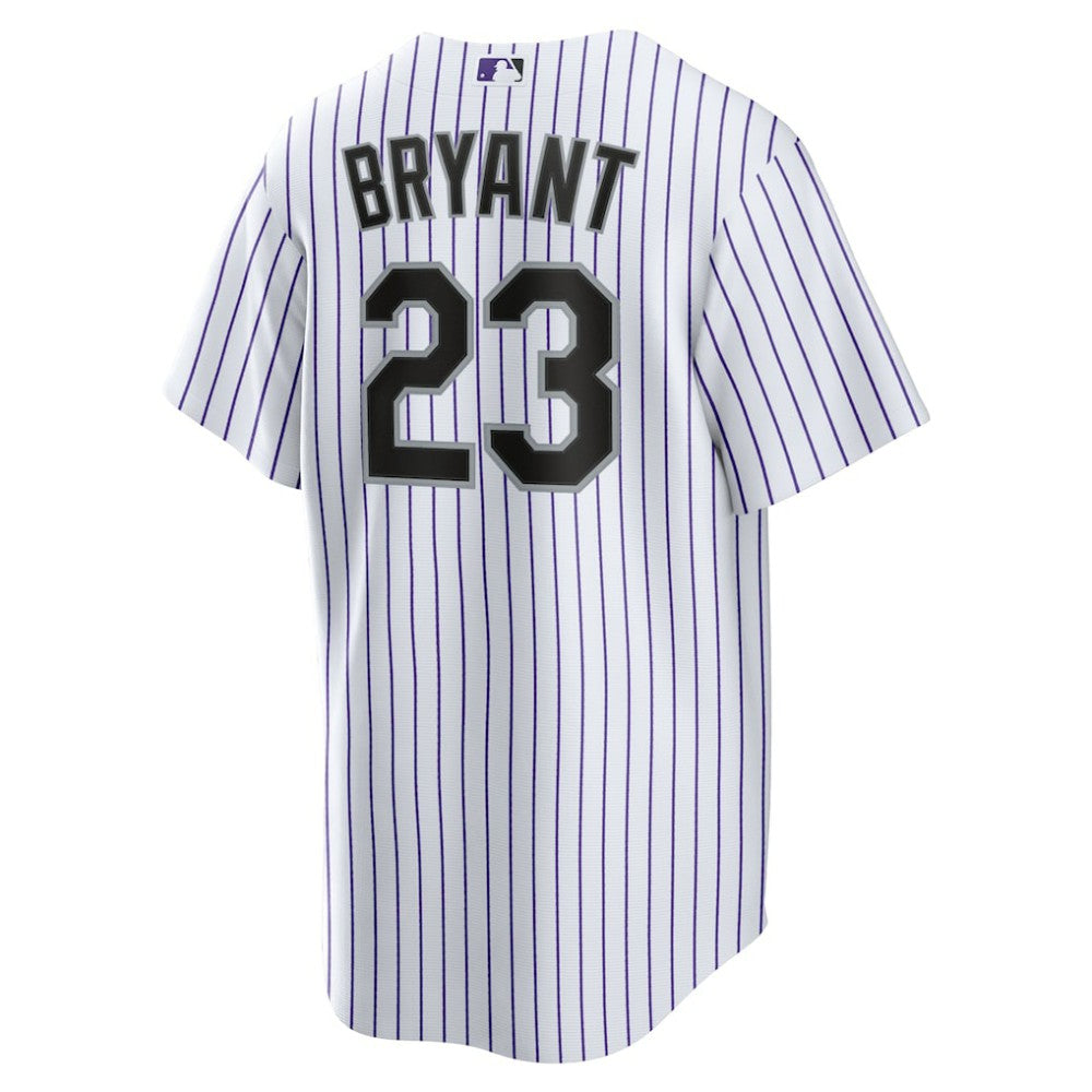 Kris Bryant Colorado Rockies Replica Player Jersey White/Purple | Nike