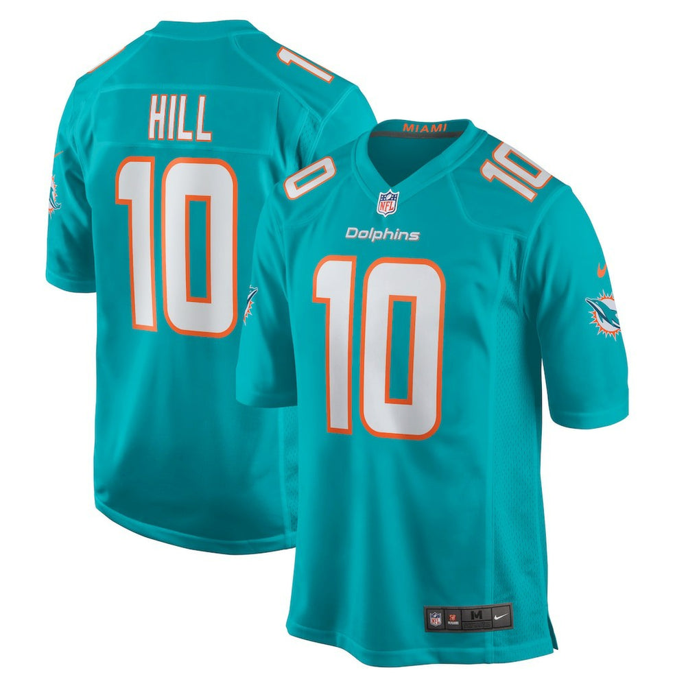 Tyreek Hill Miami Dolphins Youth Game Jersey - Aqua