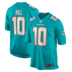 Tyreek Hill Miami Dolphins Youth Game Jersey - Aqua