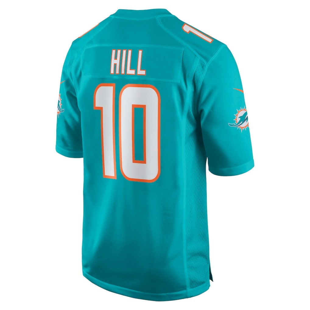 Tyreek Hill Miami Dolphins Youth Game Jersey - Aqua