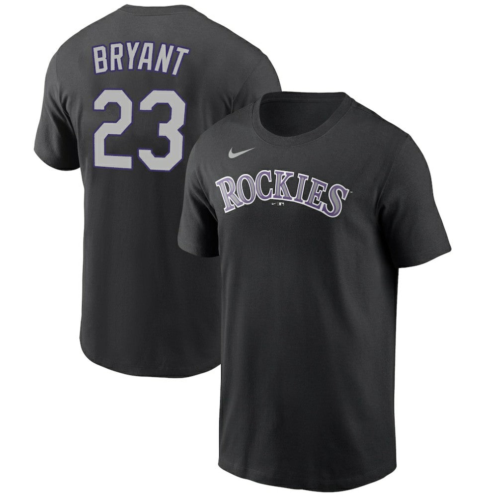 Kris Bryant Colorado Rockies Name & Number T-Shirt Black | Nike