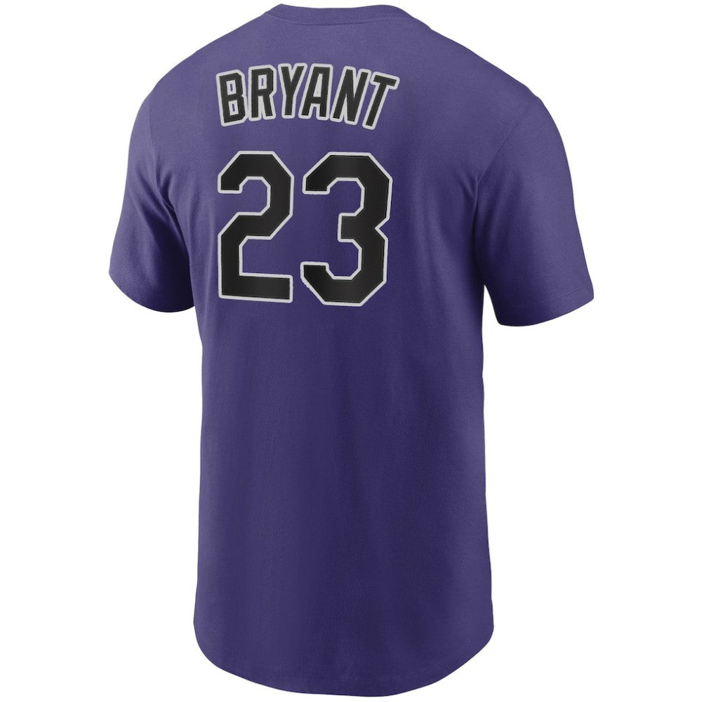 Kris Bryant Colorado Rockies Name & Number T-Shirt Purple | Nike