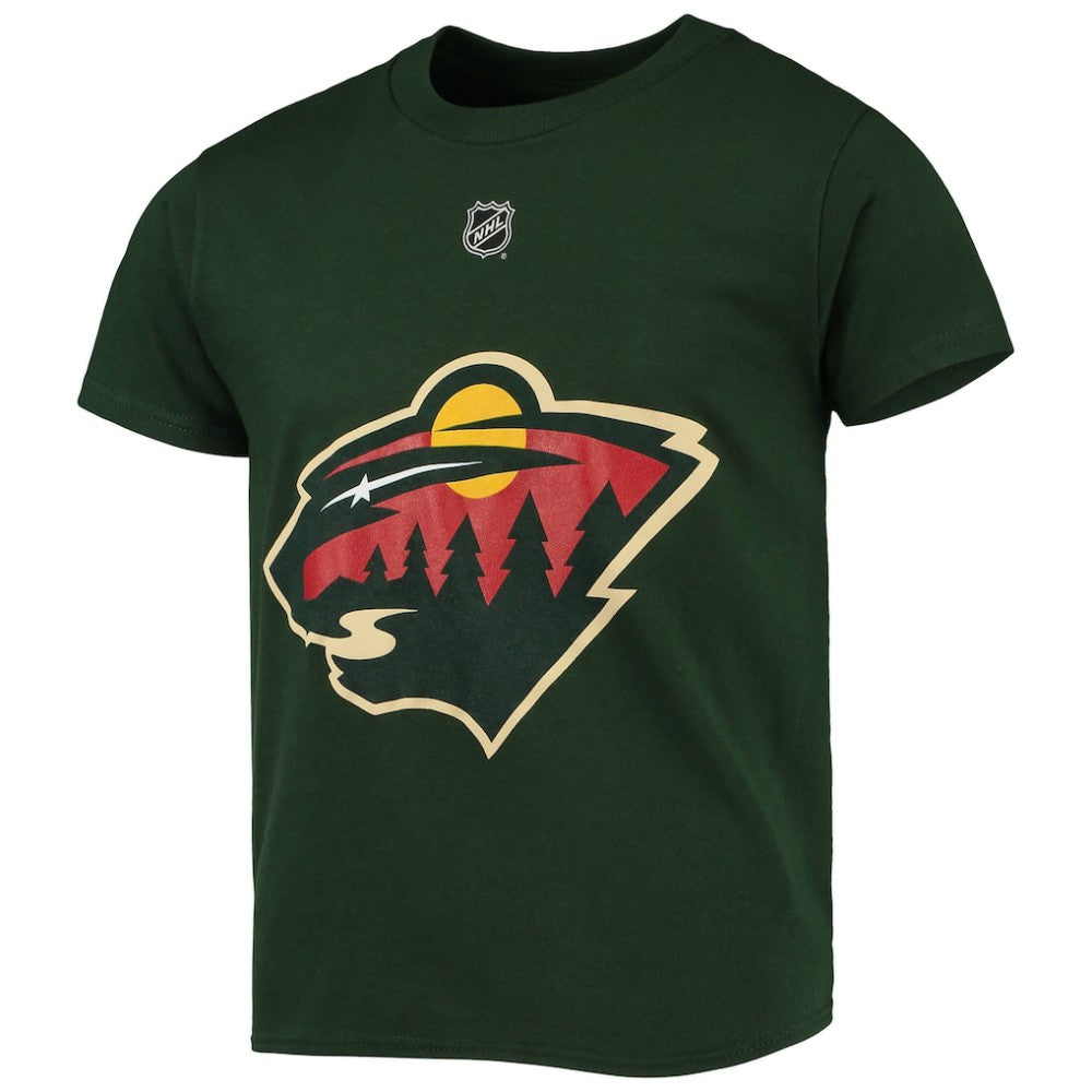 Marc-Andre Fleury Minnesota Wild Youth Player Name & Number T-Shirt Green