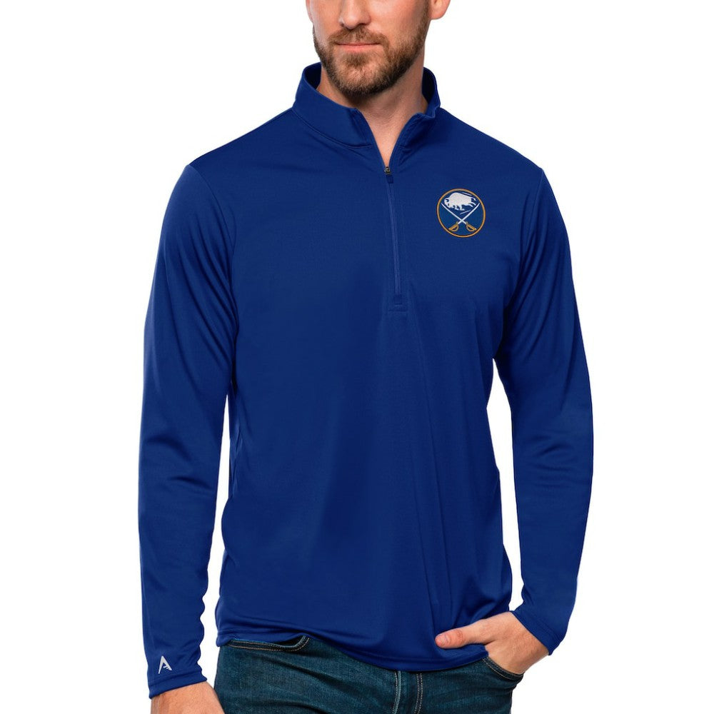 Buffalo Sabres Antigua Tribute Quarter-Zip Pullover Top Royal