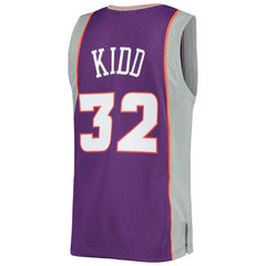 Jason Kidd Phoenix Suns Big & Tall Hardwood Classics 2000/01 Swingman Jersey - Purple