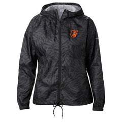 Baltimore Orioles Women's Flash Forward Full-Zip Windbreaker Jacket Black | Columbia
