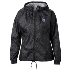 Colorado Rockies Women's Flash Forward Full-Zip Windbreaker Jacket Black | Columbia
