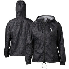 Chicago White Sox Women's Team Flash Forward Full-Zip Windbreaker Jacket Black | Columbia