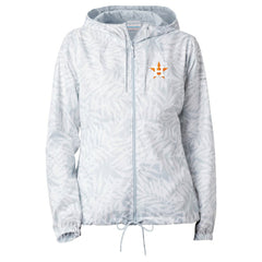Houston Astros Women's Flash Forward Full-Zip Windbreaker Jacket Gray | Columbia