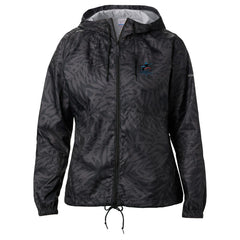 Miami Marlins Women's Flash Forward Full-Zip Windbreaker Jacket Black | Columbia
