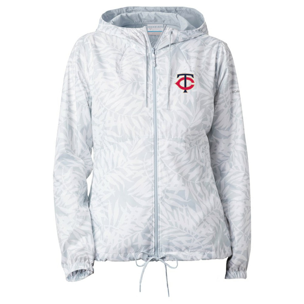 Minnesota Twins Women's Flash Forward Full-Zip Windbreaker Jacket Gray | Columbia