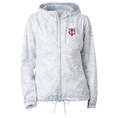 Minnesota Twins Women's Flash Forward Full-Zip Windbreaker Jacket Gray | Columbia
