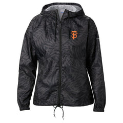 San Francisco Giants Women's Flash Forward Full-Zip Windbreaker Jacket Black | Columbia