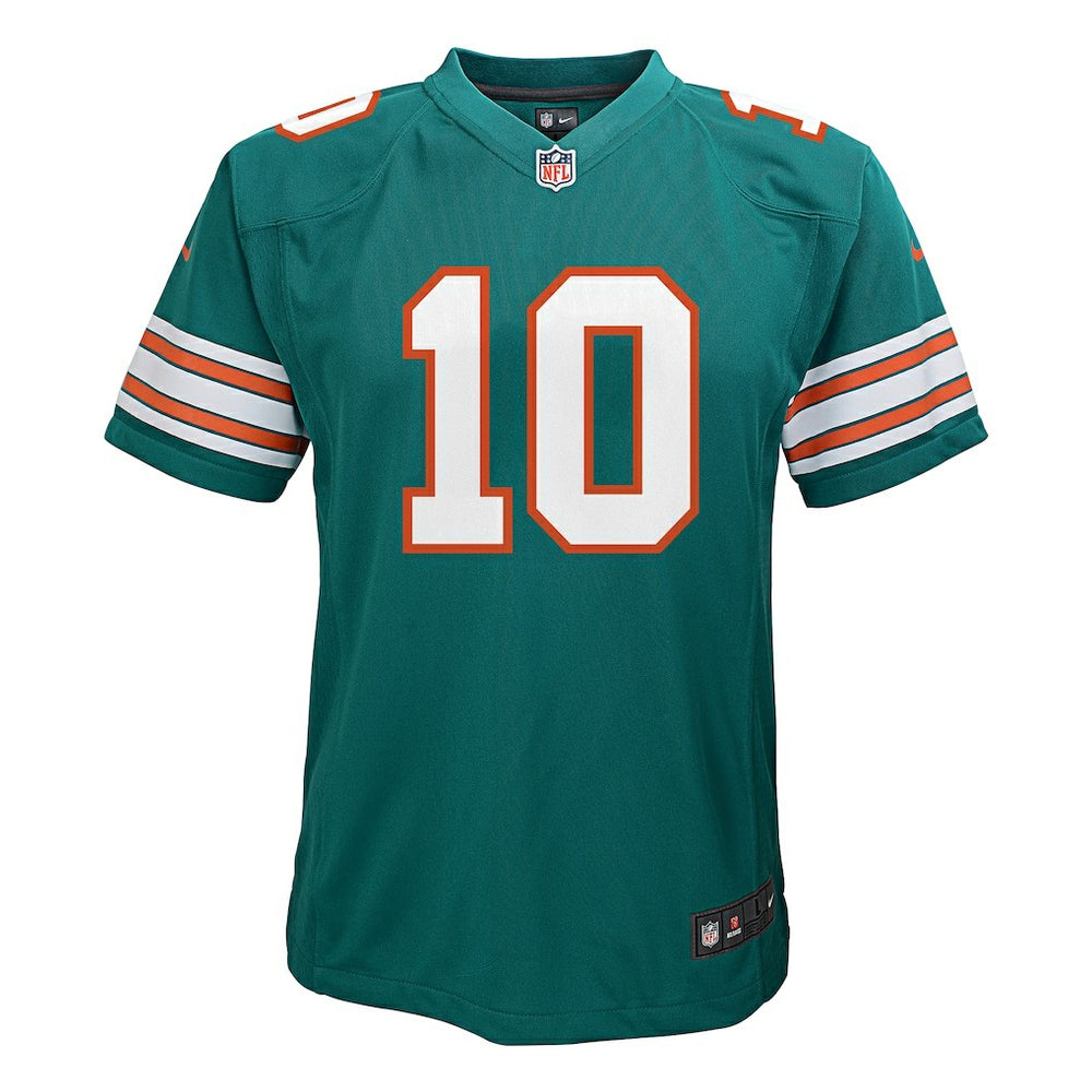 Tyreek Hill Miami Dolphins Youth Game Jersey - Aqua