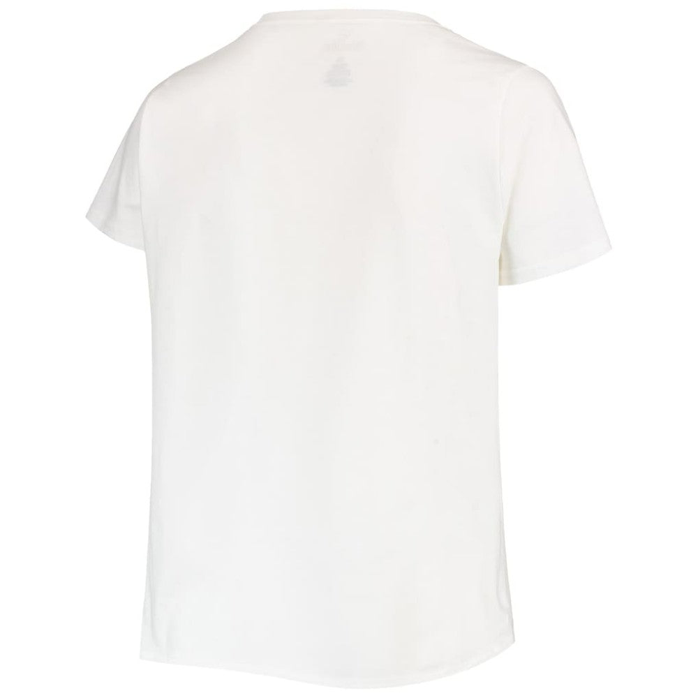 San Francisco Giants Women's Plus Size Pride Scoop Neck T-Shirt White