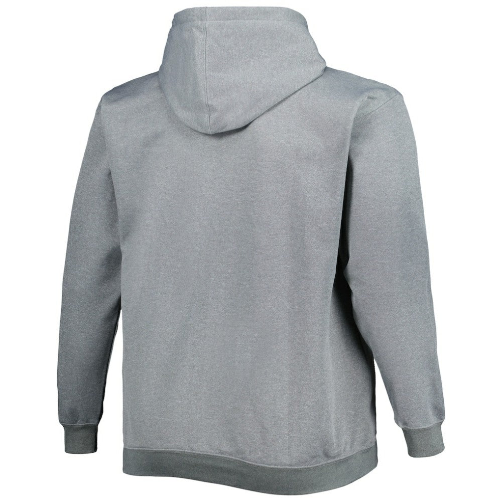 Houston Astros Profile Big & Tall Pullover Hoodie Ash