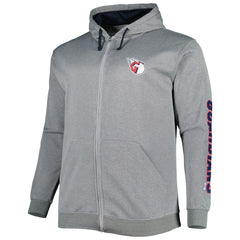 Cleveland Guardians Profile Big & Tall Pullover Hoodie Ash