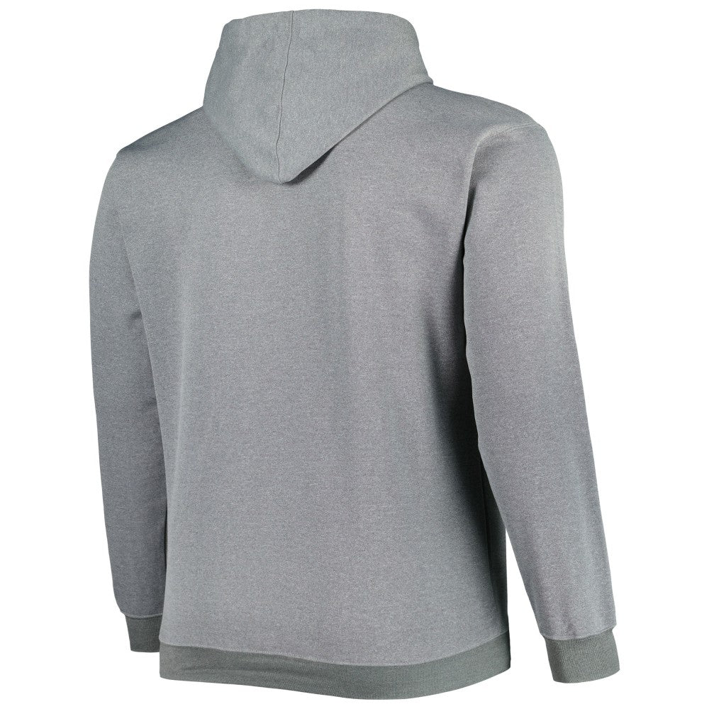 Cleveland Guardians Profile Big & Tall Pullover Hoodie Ash