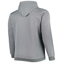 Cleveland Guardians Profile Big & Tall Pullover Hoodie Ash