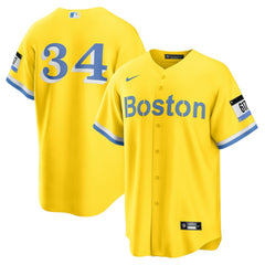 David Ortiz Boston Red Sox Retired Player City Connect Replica Jersey Gold | Nike