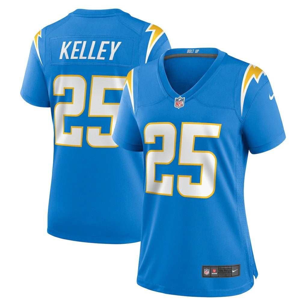 Joshua Kelley Los Angeles Chargers Women's Player Game Jersey - Powder Blue