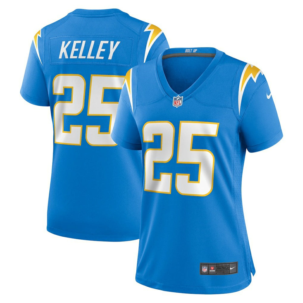 Joshua Kelley Los Angeles Chargers Women's Player Game Jersey - Powder Blue