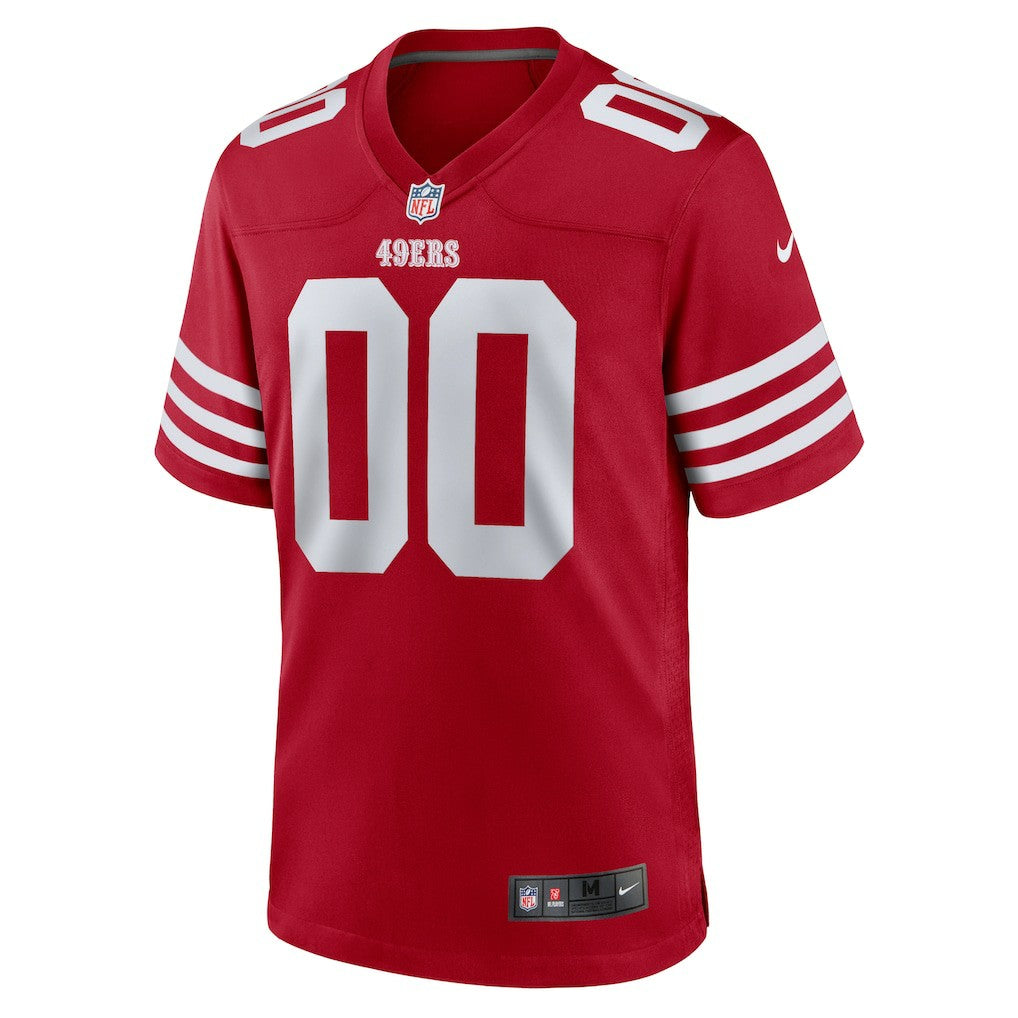 San Francisco 49ers Youth Game Custom Jersey - Scarlet