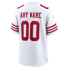 San Francisco 49ers Game Custom Player Jersey - White