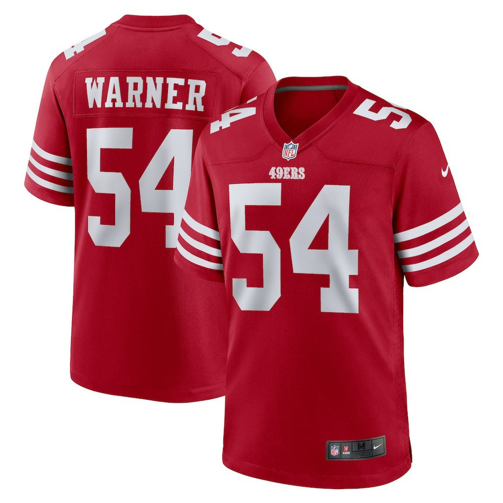 Fred Warner San Francisco 49ers Player Game Jersey - Scarlet