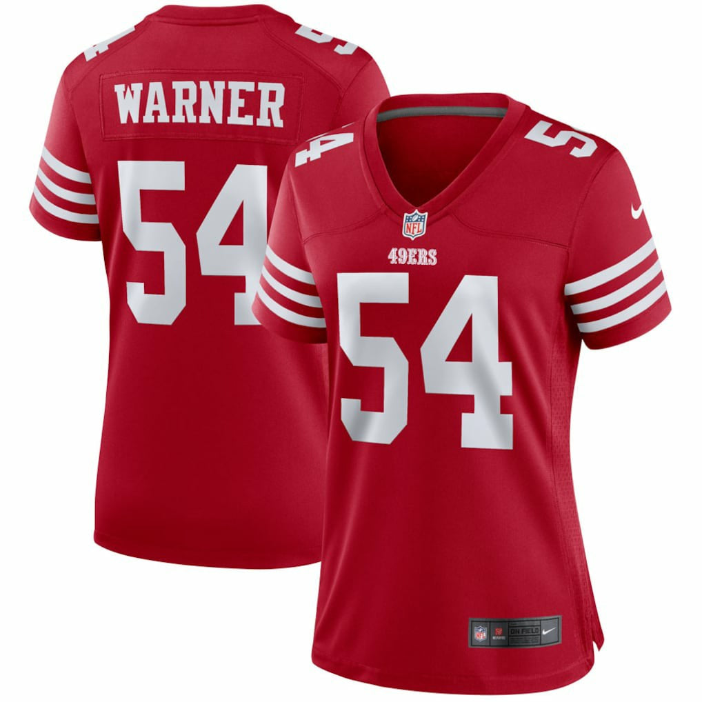 Fred Warner San Francisco 49ers Women's Player Jersey - Scarlet