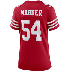 Fred Warner San Francisco 49ers Women's Player Jersey - Scarlet