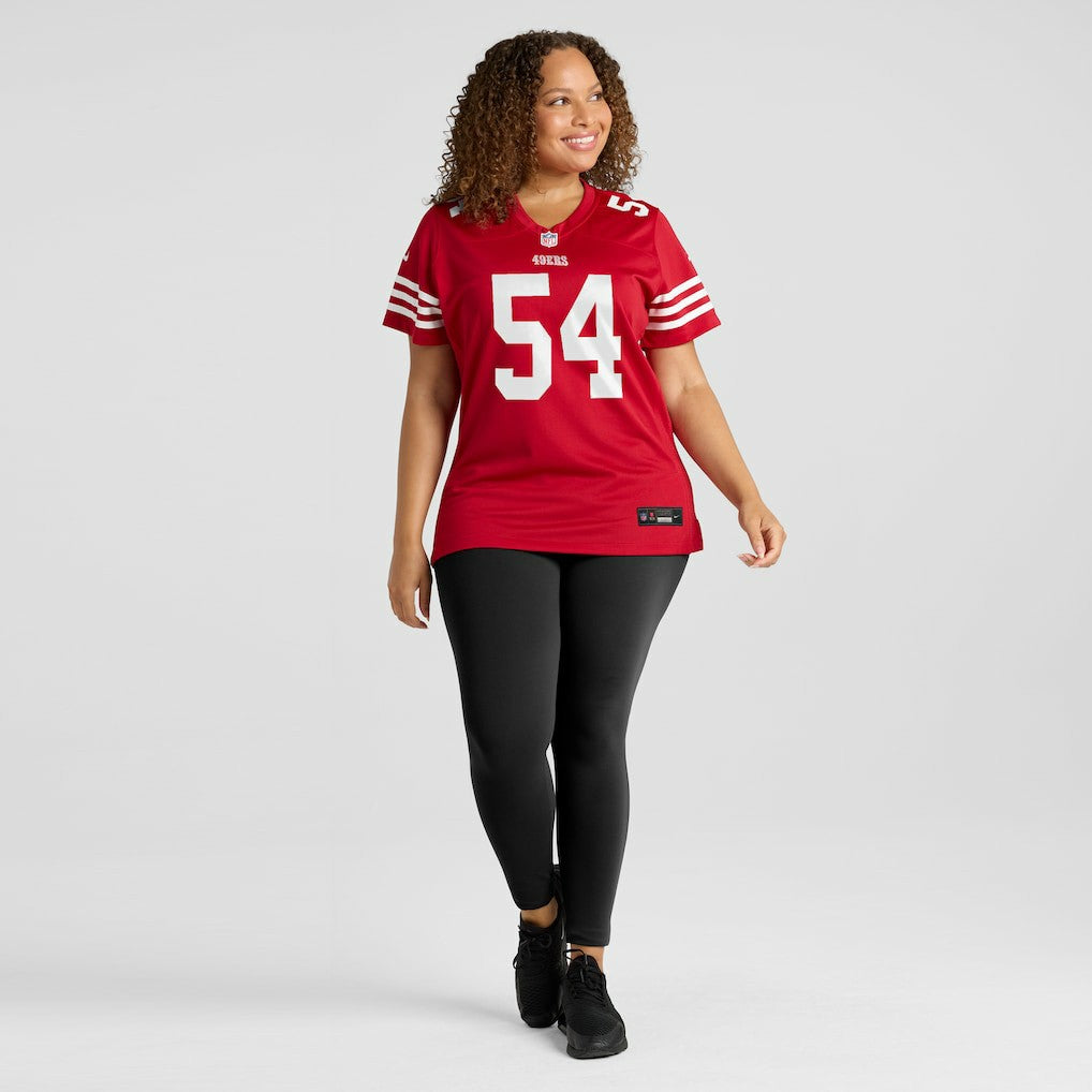 Fred Warner San Francisco 49ers Women's Player Jersey - Scarlet