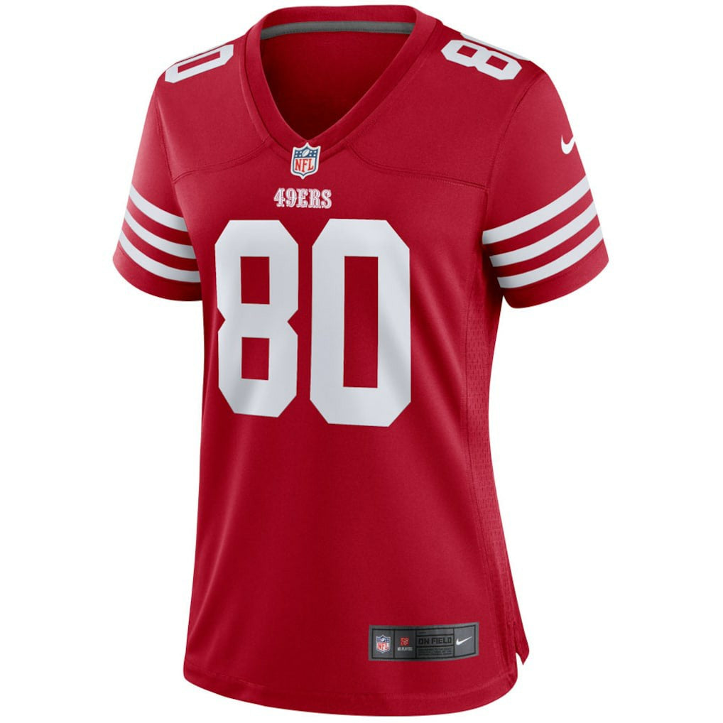 Jerry Rice San Francisco 49ers Women's Retired Player Game Jersey - Scarlet