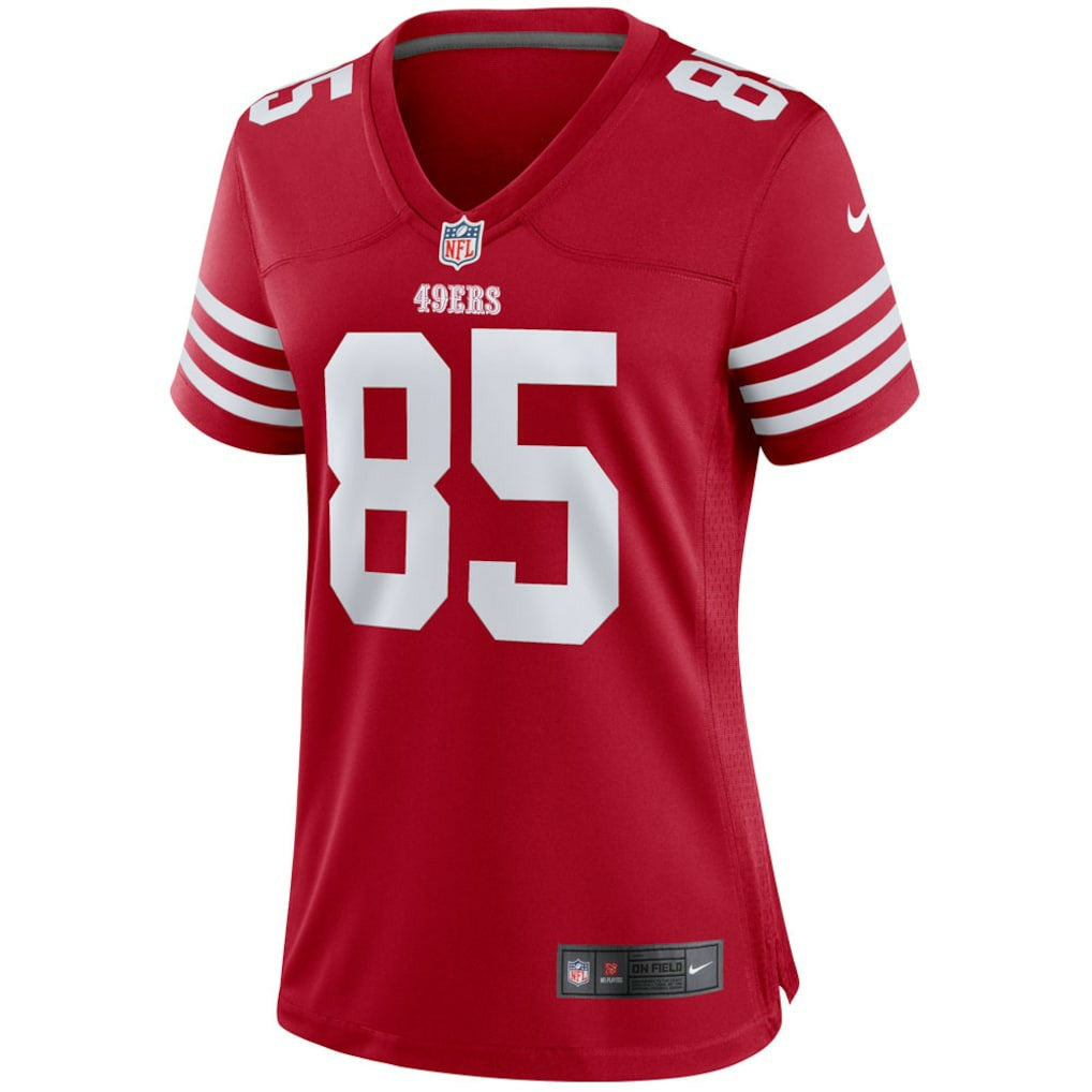 George Kittle San Francisco 49ers Women's Player Jersey - Scarlet