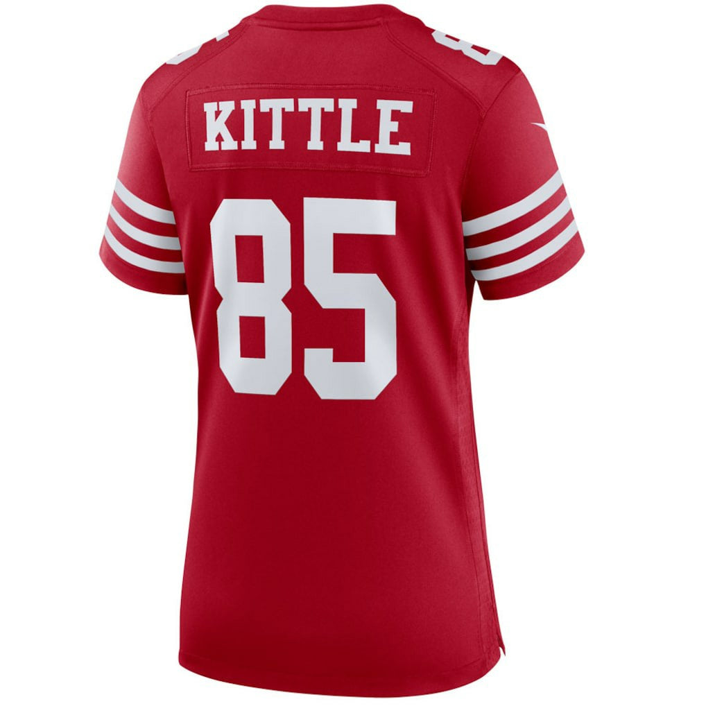 George Kittle San Francisco 49ers Women's Player Jersey - Scarlet