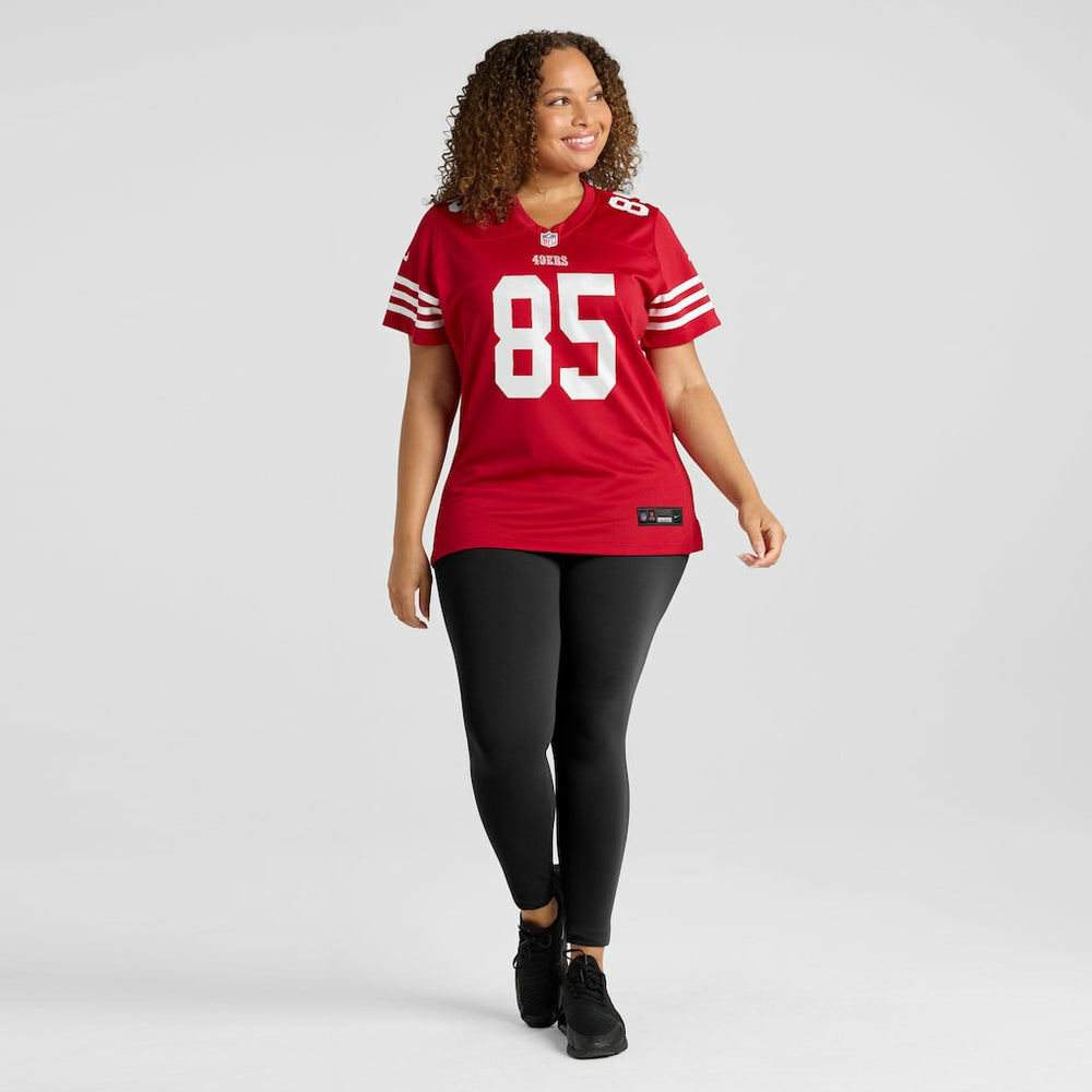 George Kittle San Francisco 49ers Women's Player Jersey - Scarlet