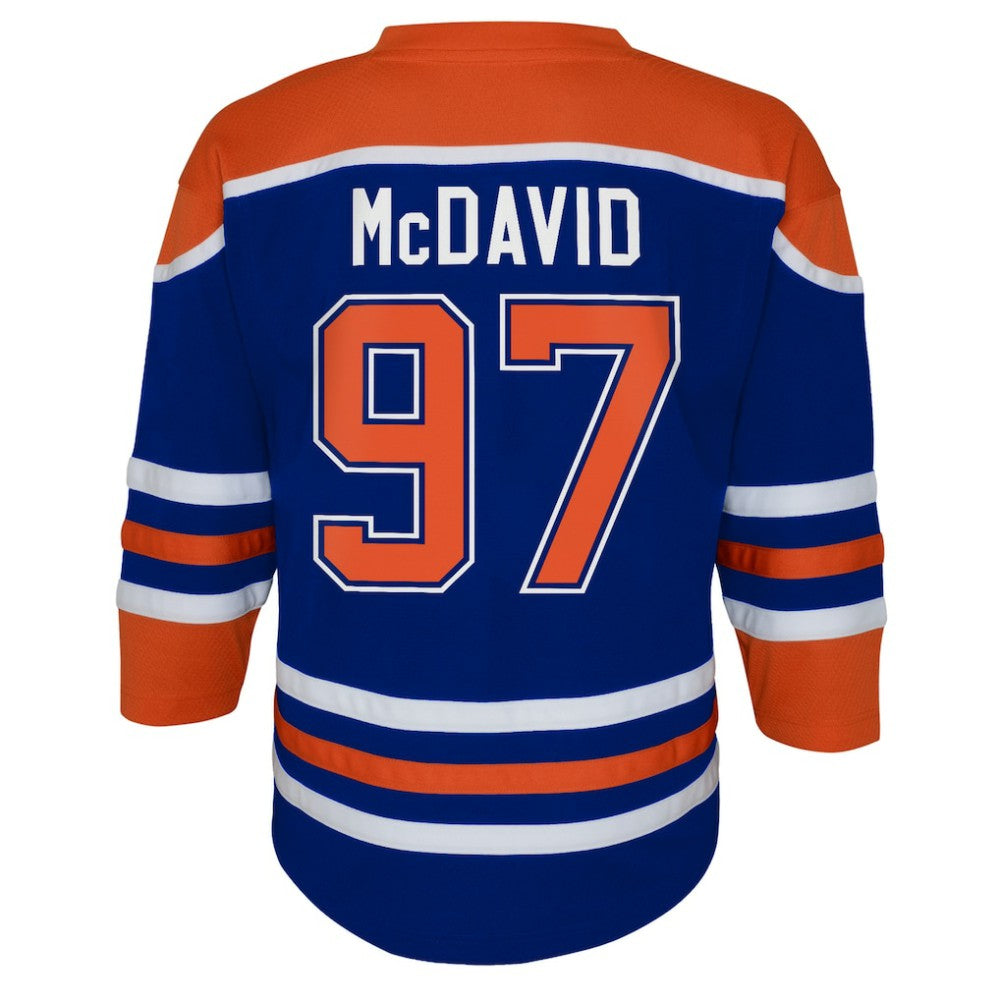 Connor McDavid Edmonton Oilers Youth Home Replica Player Jersey Royal
